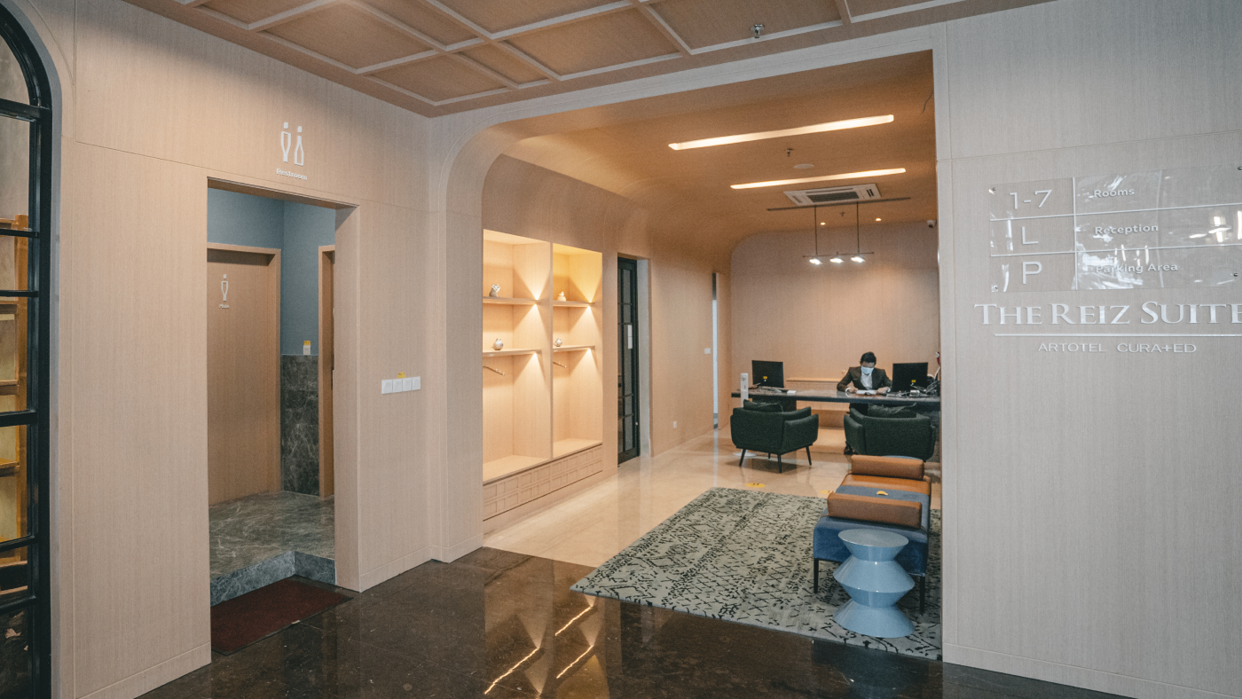 The Reiz Suites Reception Area