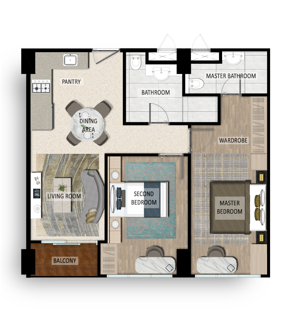 Reiz 2 BR Junior B Floorplan