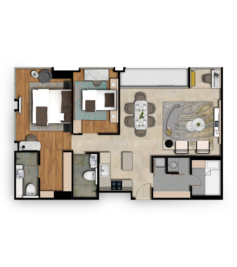 Reiz Suite Floorplan